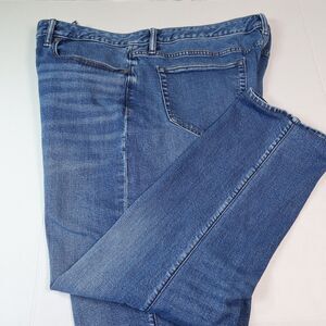 Bonobos Mens Jean 40x32 (Actual 40x27.5) Blue Wash Slim Fit Stretch 5 Pocket